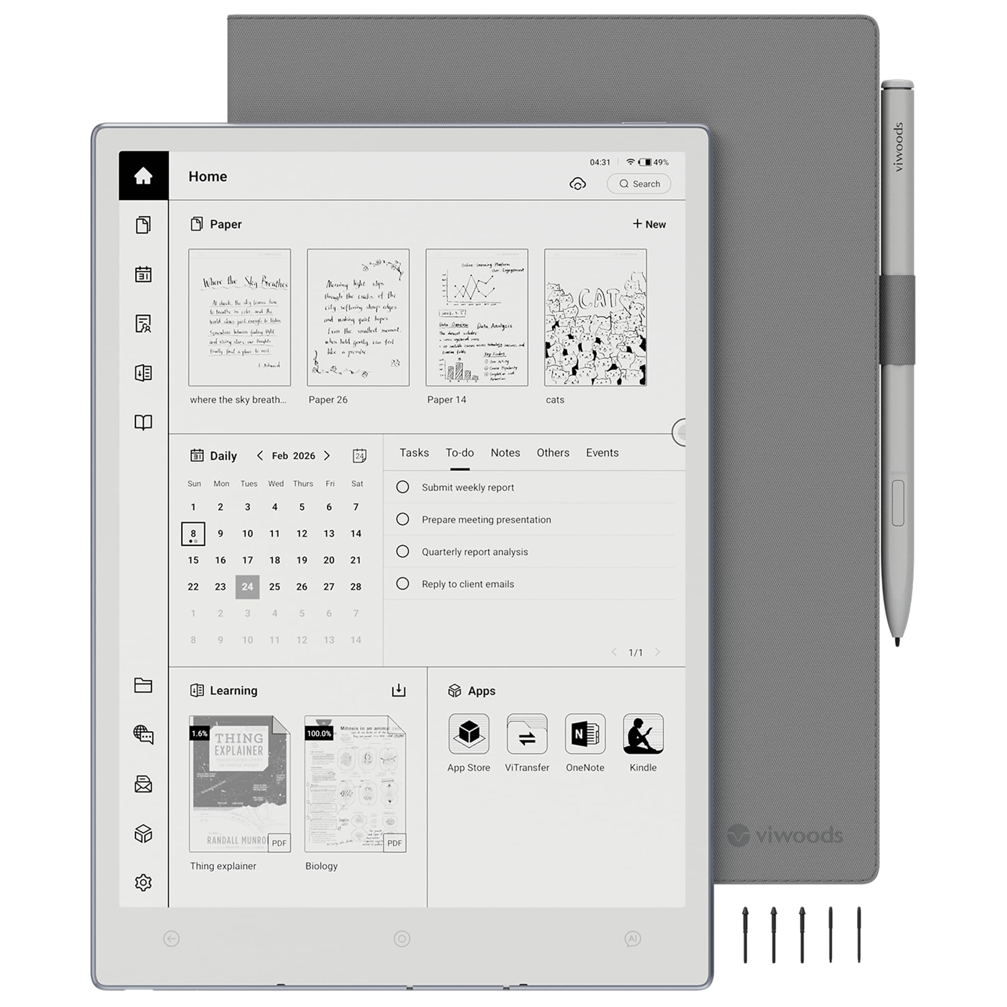 Amazon.com : VIWOODS Upgraded Bundle with AiPaper, Stylus Pro and